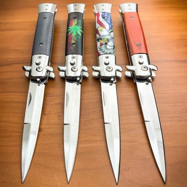Classic Stiletto Switch Blade feder messer feder messer