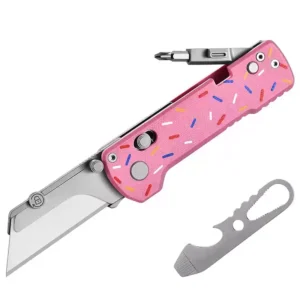 Oknife U1 Carbonfaser/Donut Axis Lock Klappmesser Universal-Universalklinge/Olight Taschenmesser,Cuttermesser